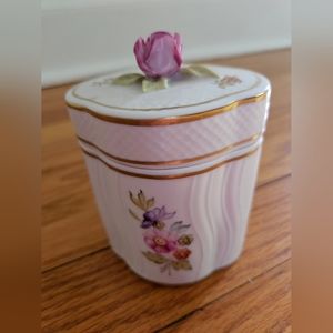 Hollohaza Porcelain Jar/sugar bowl.
